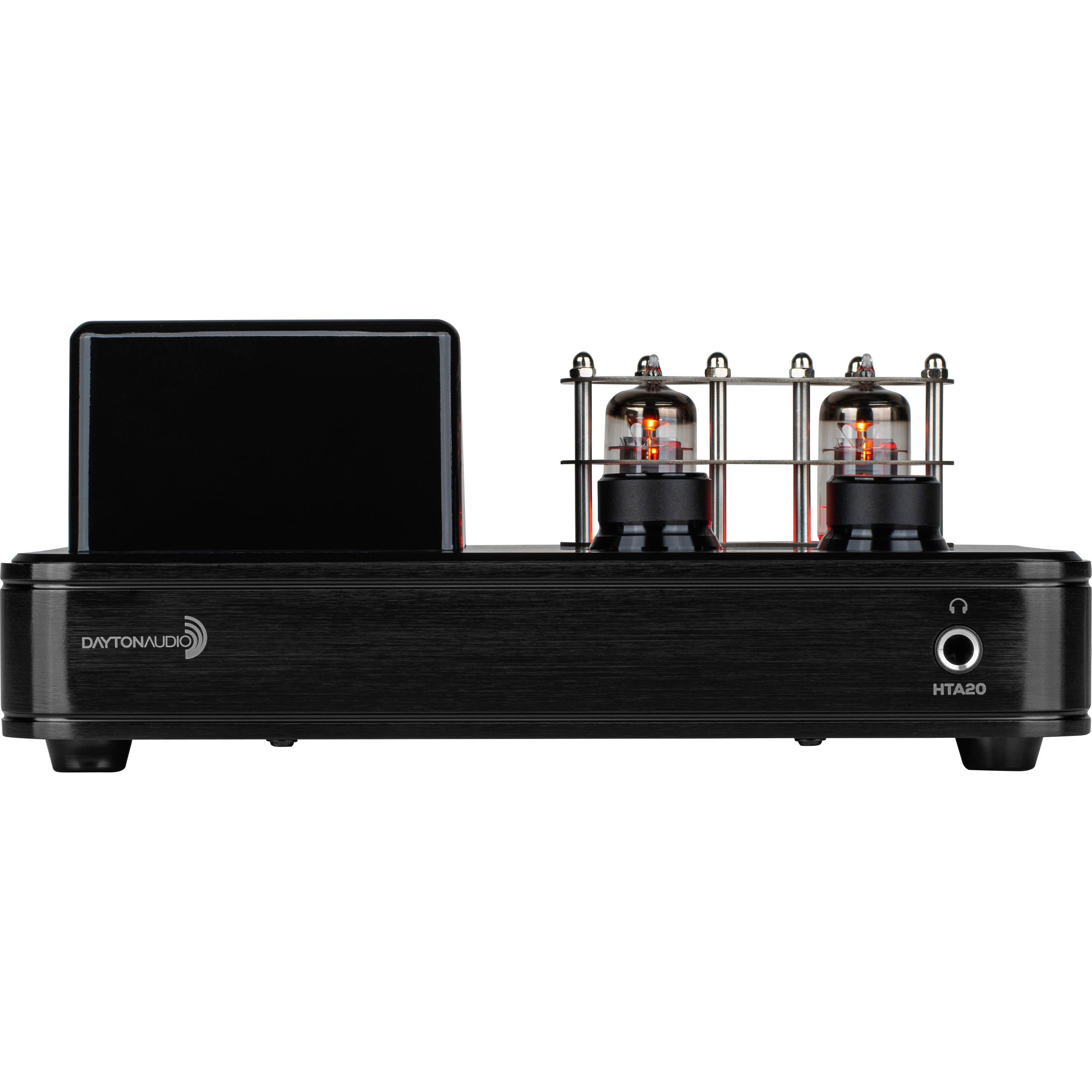 Dayton Audio HTA20 20 Watt Integrated Stereo Hybrid Tube Amplifier